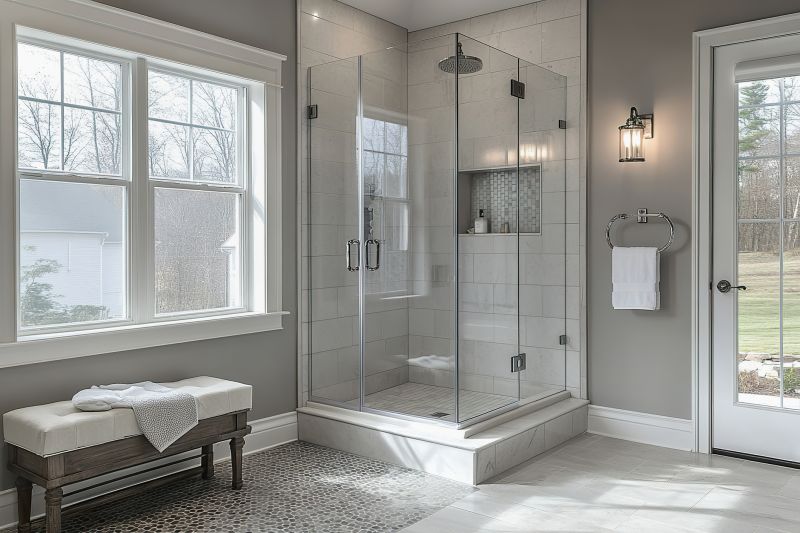 Elegant Shower with Modern Fixtures
